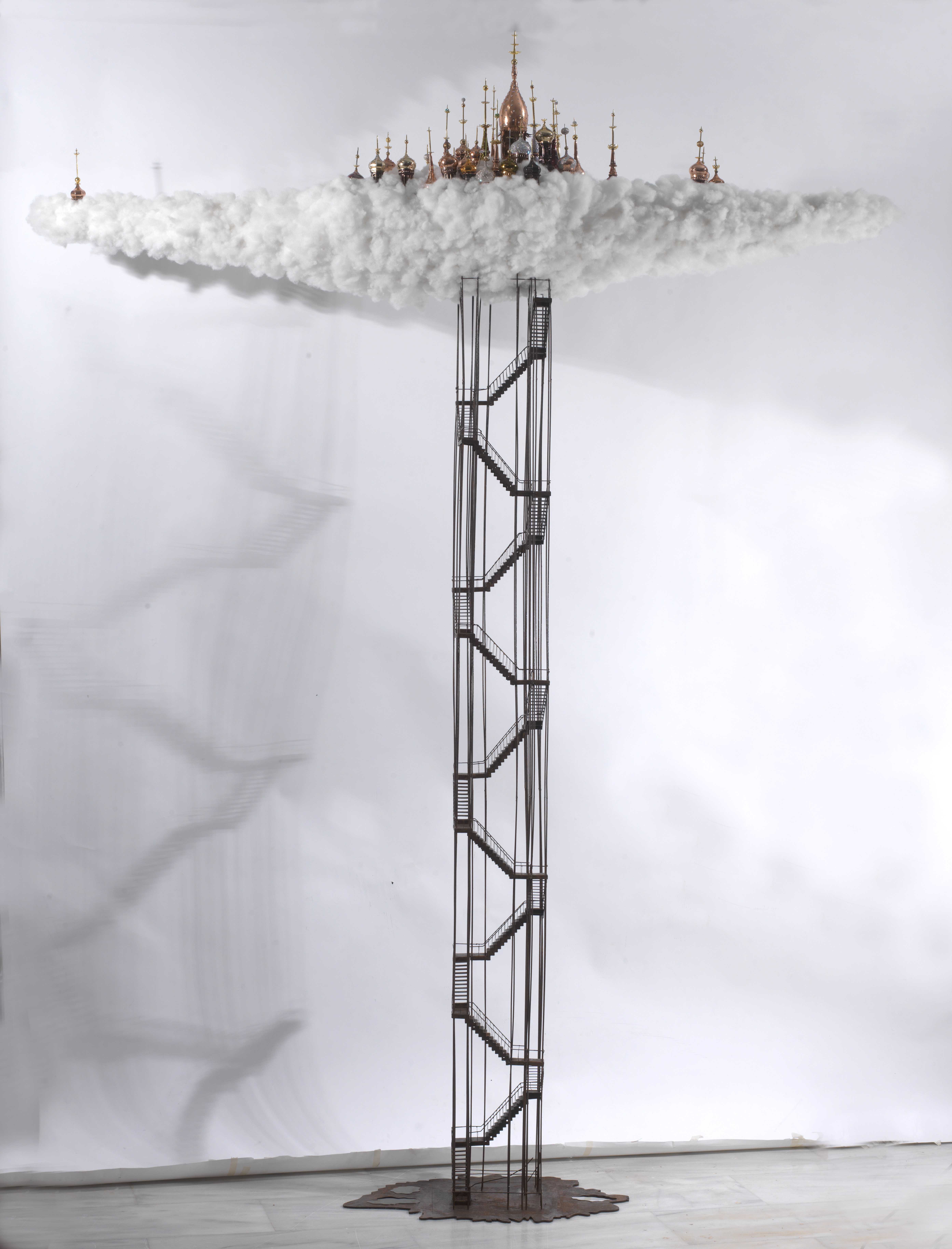 Stelios Gavalas Utopia sculptures. Elegant ladders and staircases - 22.