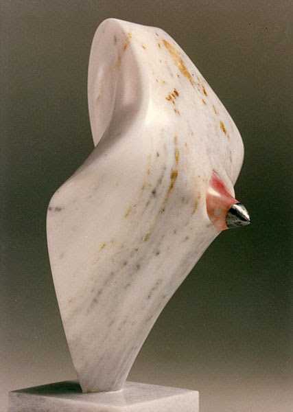 Stelios Gavalas marble sculpture.