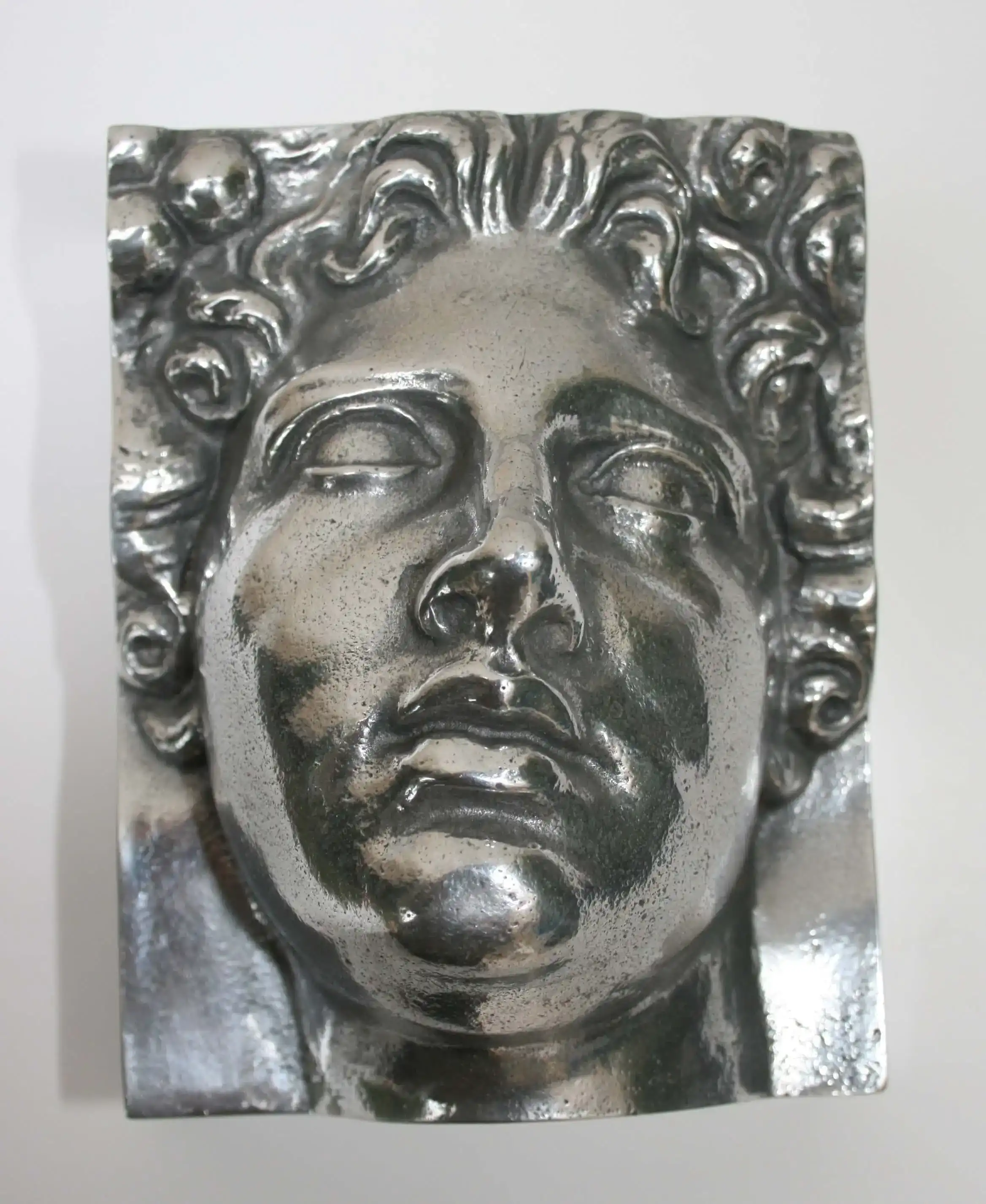 Stelios Gavalas aluminium box sculpture of Antinous - 3.