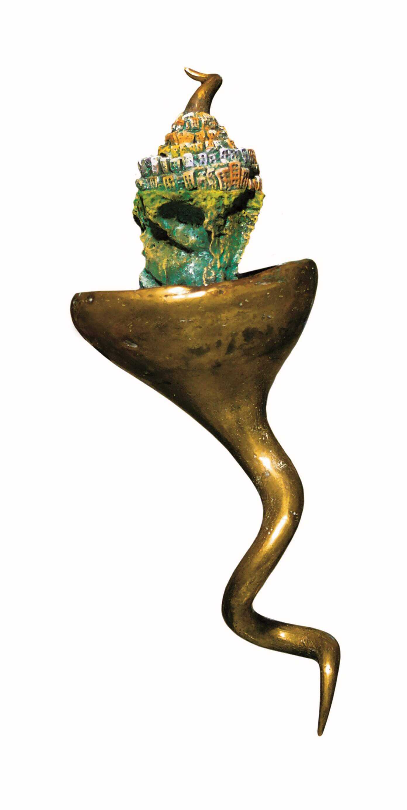 Stelios Gavalas Flying City exhibition sculpture - 10.