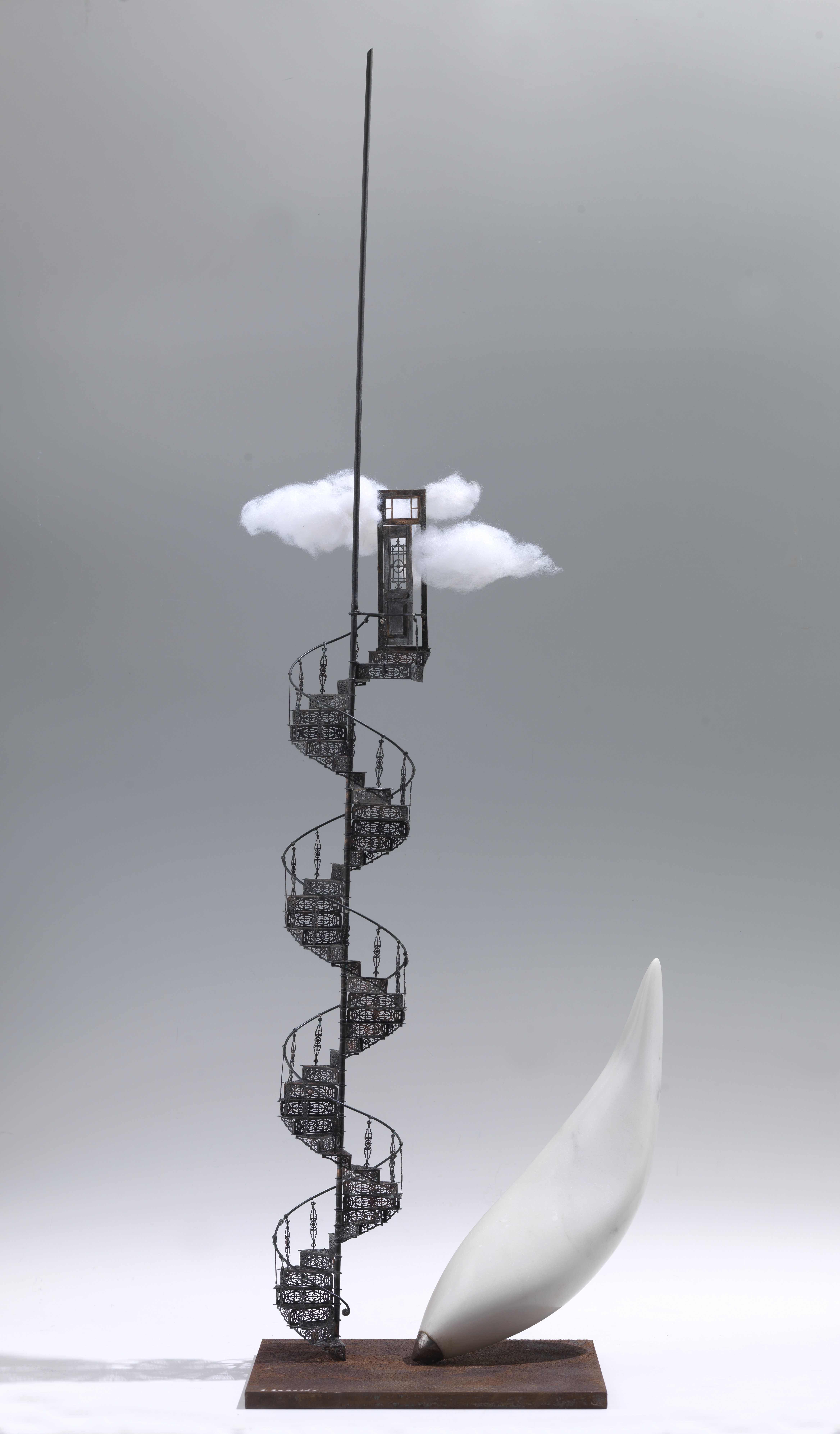 Stelios Gavalas Utopia sculptures. Elegant ladders and staircases - 9.