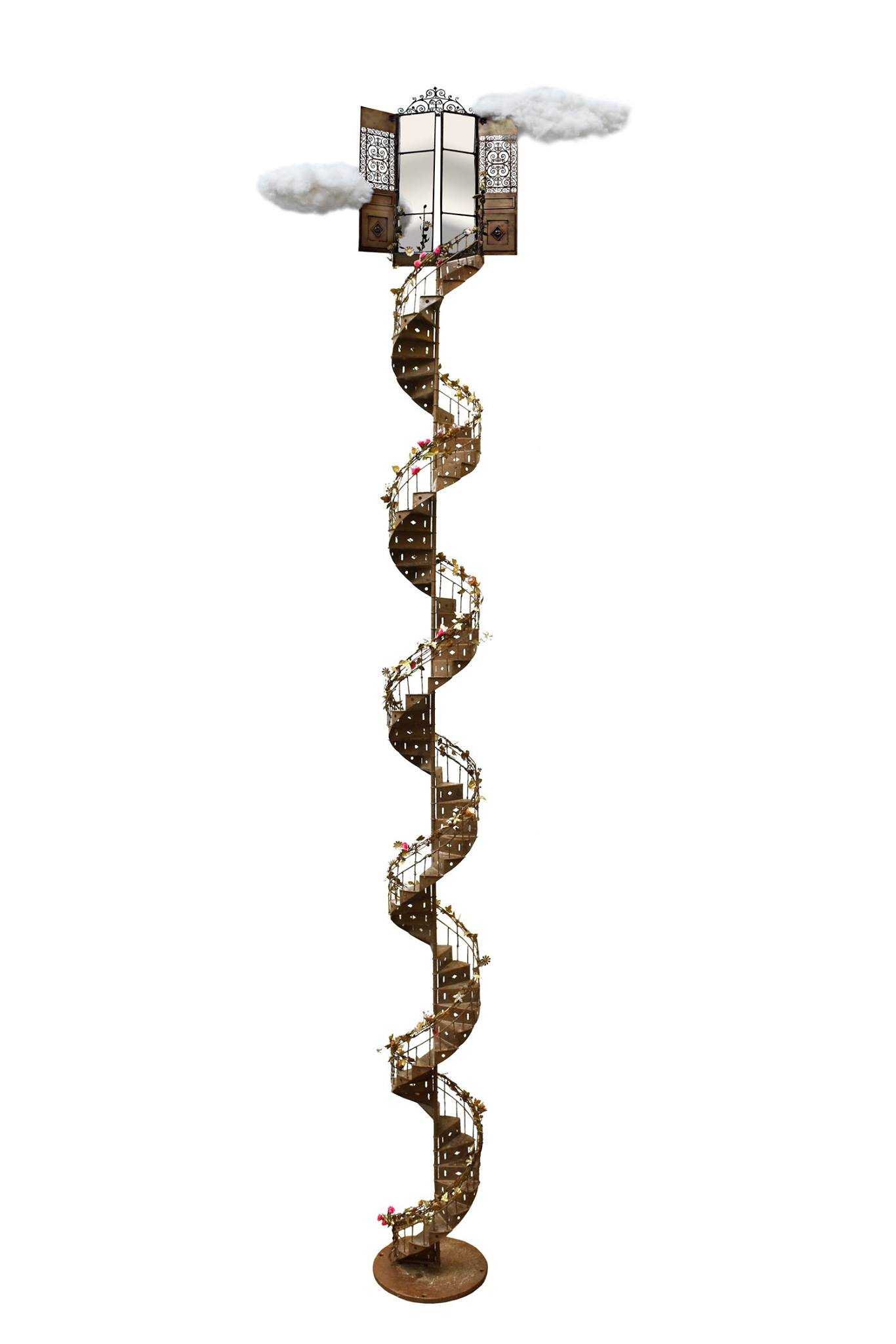 Stelios Gavalas Utopia sculptures. Elegant ladders and staircases - 20.