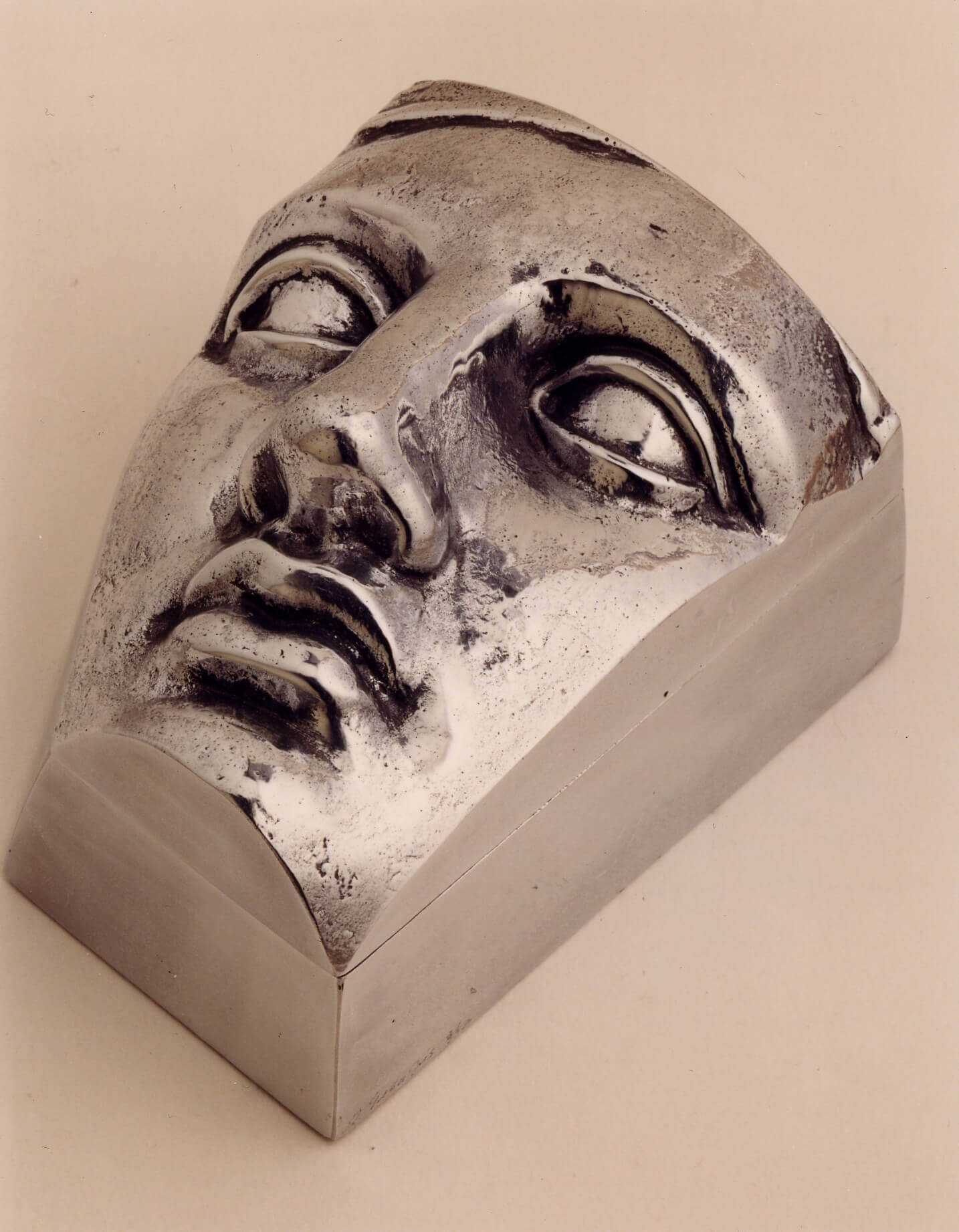 Stelios Gavalas aluminium box sculpture of Antinous - 6