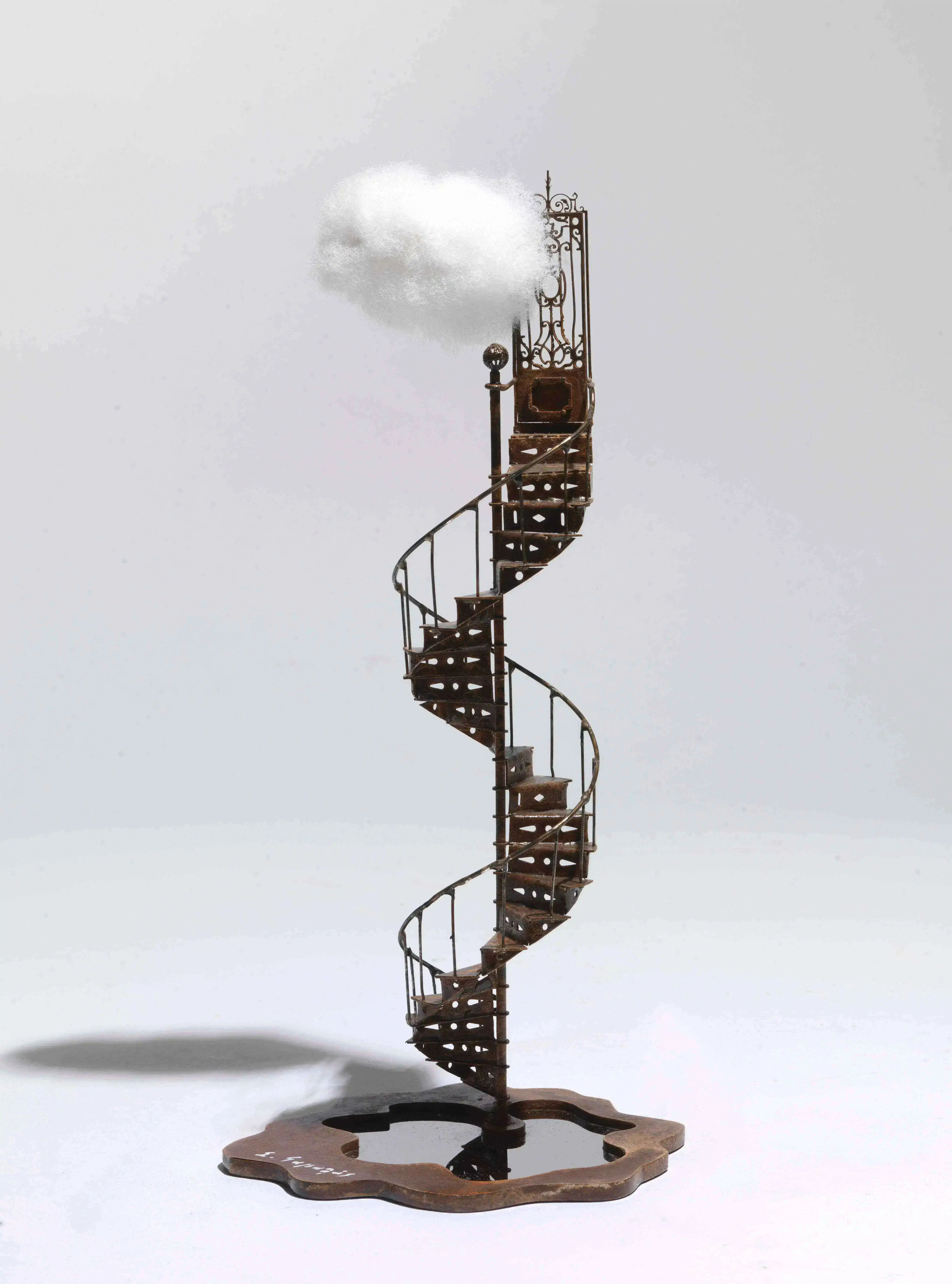 Stelios Gavalas Utopia sculptures. Elegant ladders and staircases - 16.