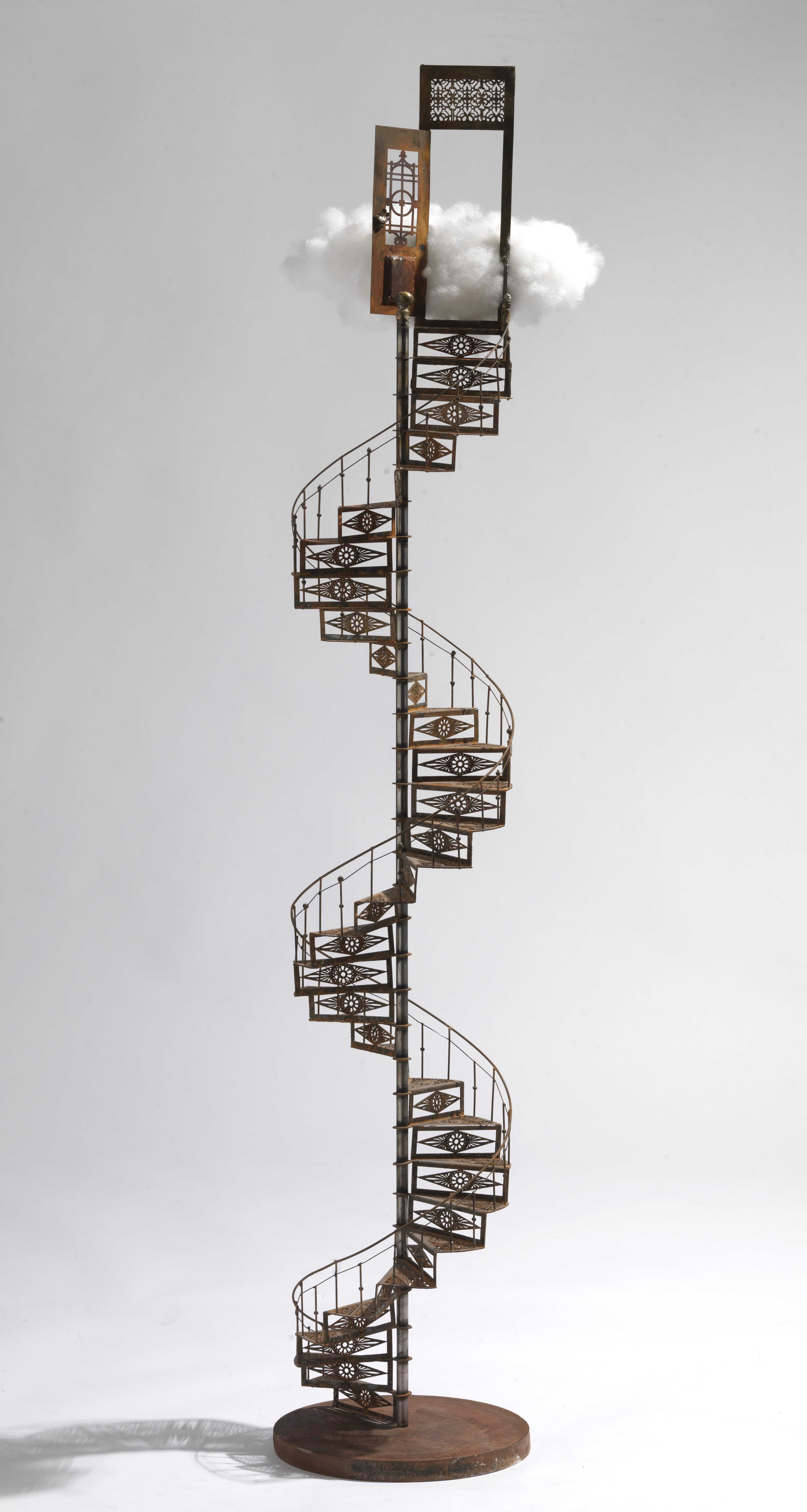 Stelios Gavalas Utopia sculptures. Elegant ladders and staircases - 4.