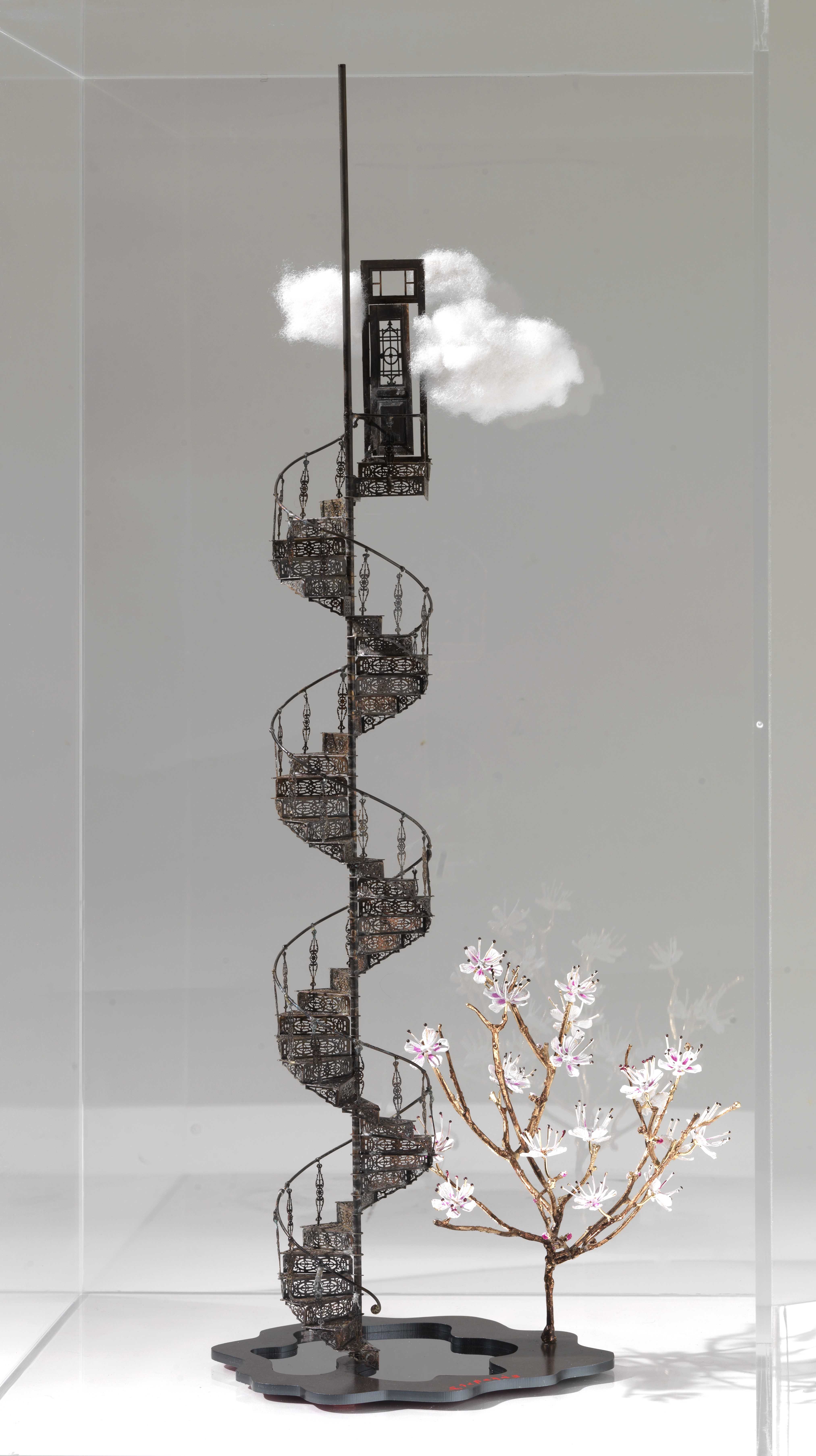 Stelios Gavalas Utopia sculptures. Elegant ladders and staircases - 18.
