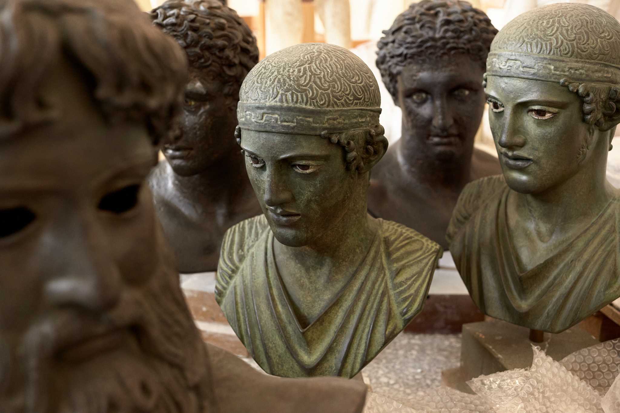 Patina of Charioteer of Delphi(Heniokhos) from Stelios Gavalas.