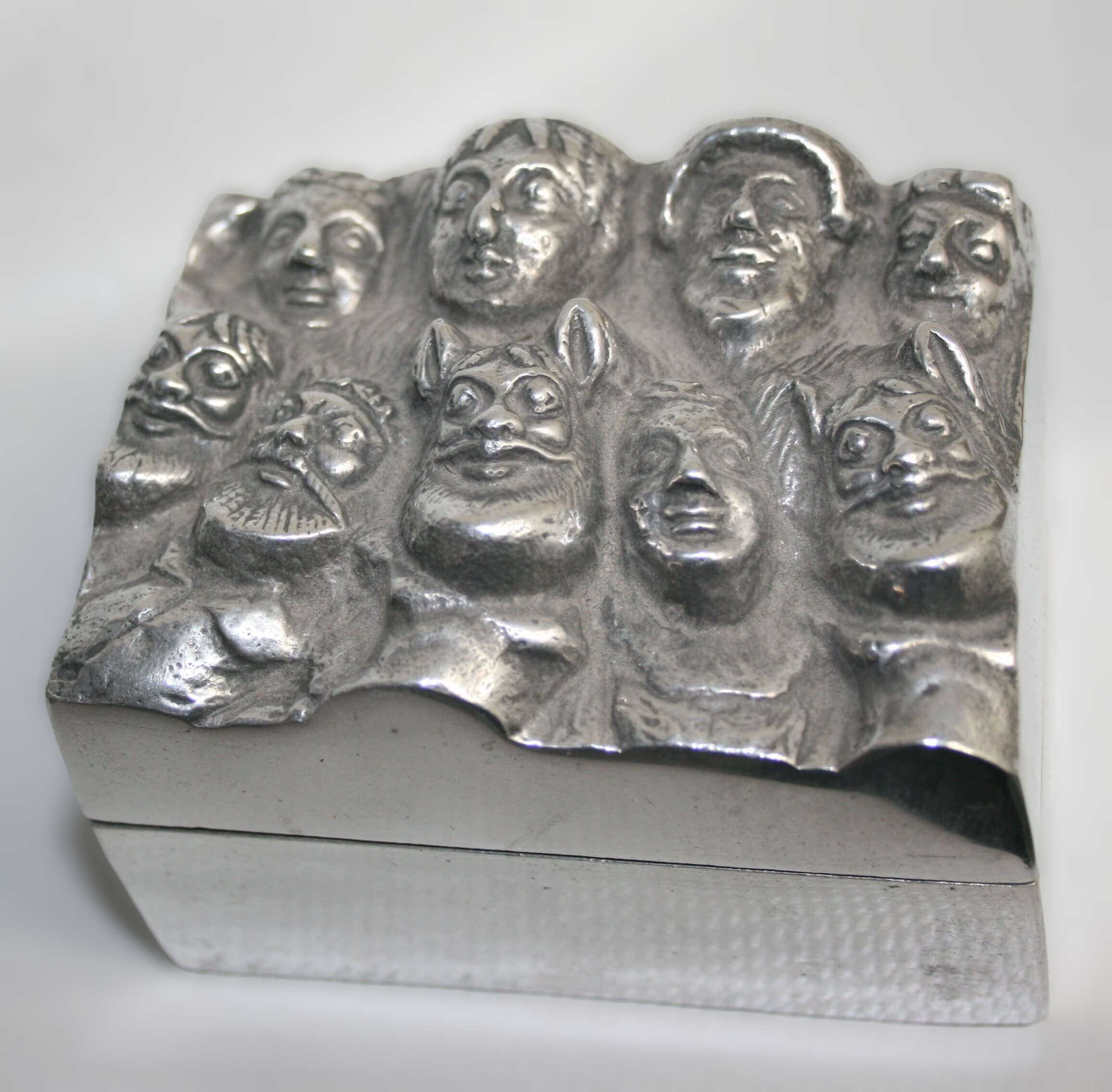 Stelios Gavalas aluminium box sculpture of Antinous - 5.