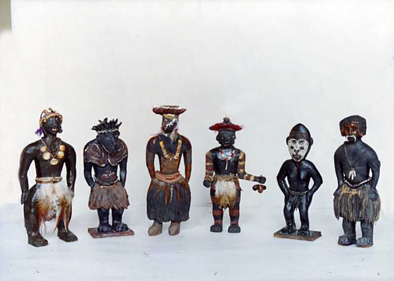 Stelios Gavalas sculptures during university.