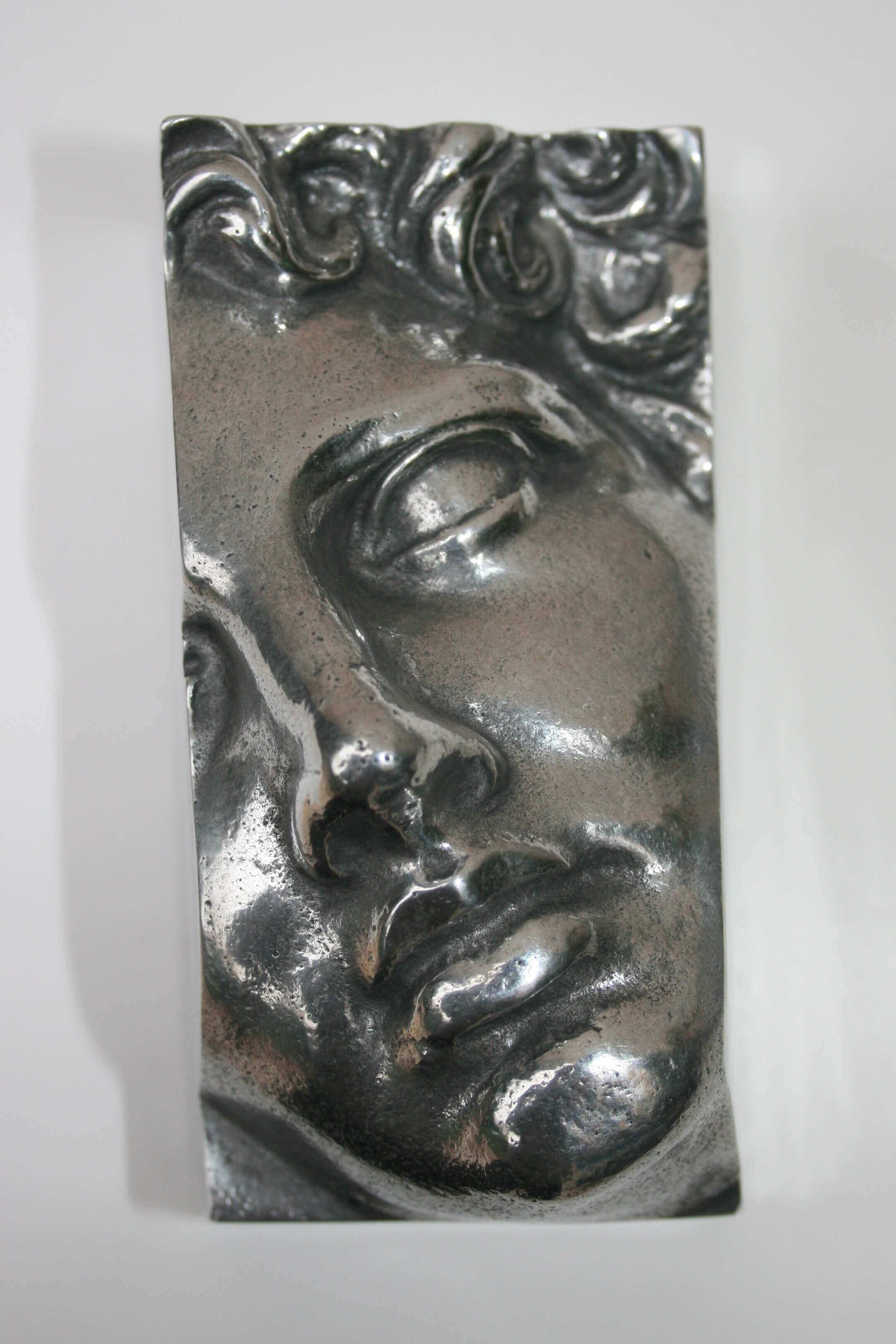 Stelios Gavalas aluminium box sculpture of Antinous - 2.
