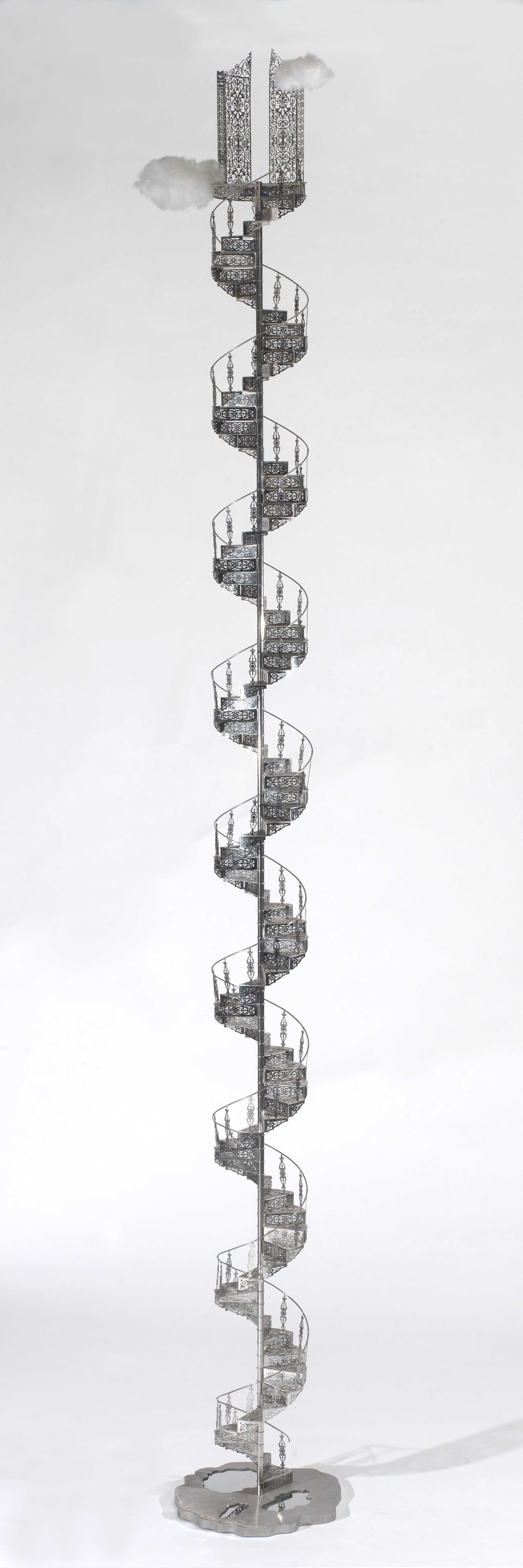 Stelios Gavalas Utopia sculptures. Elegant ladders and staircases - 19.