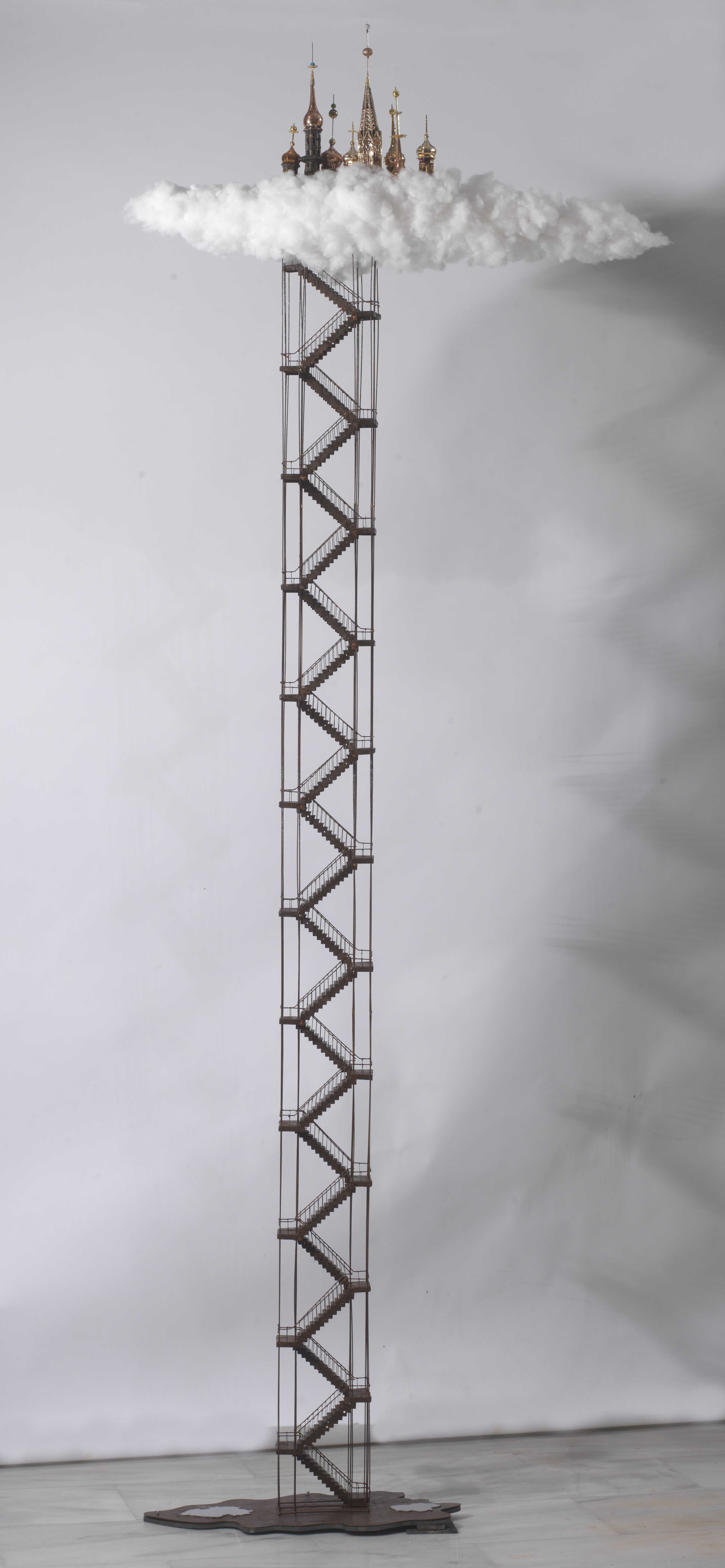 Stelios Gavalas Utopia sculptures. Elegant ladders and staircases - 21.