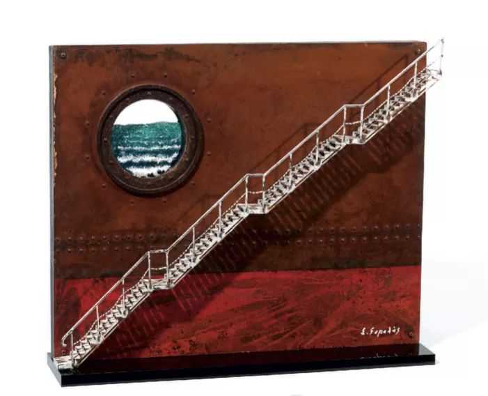 Stelios Gavalas Plimsoll Line sculpture - 3.