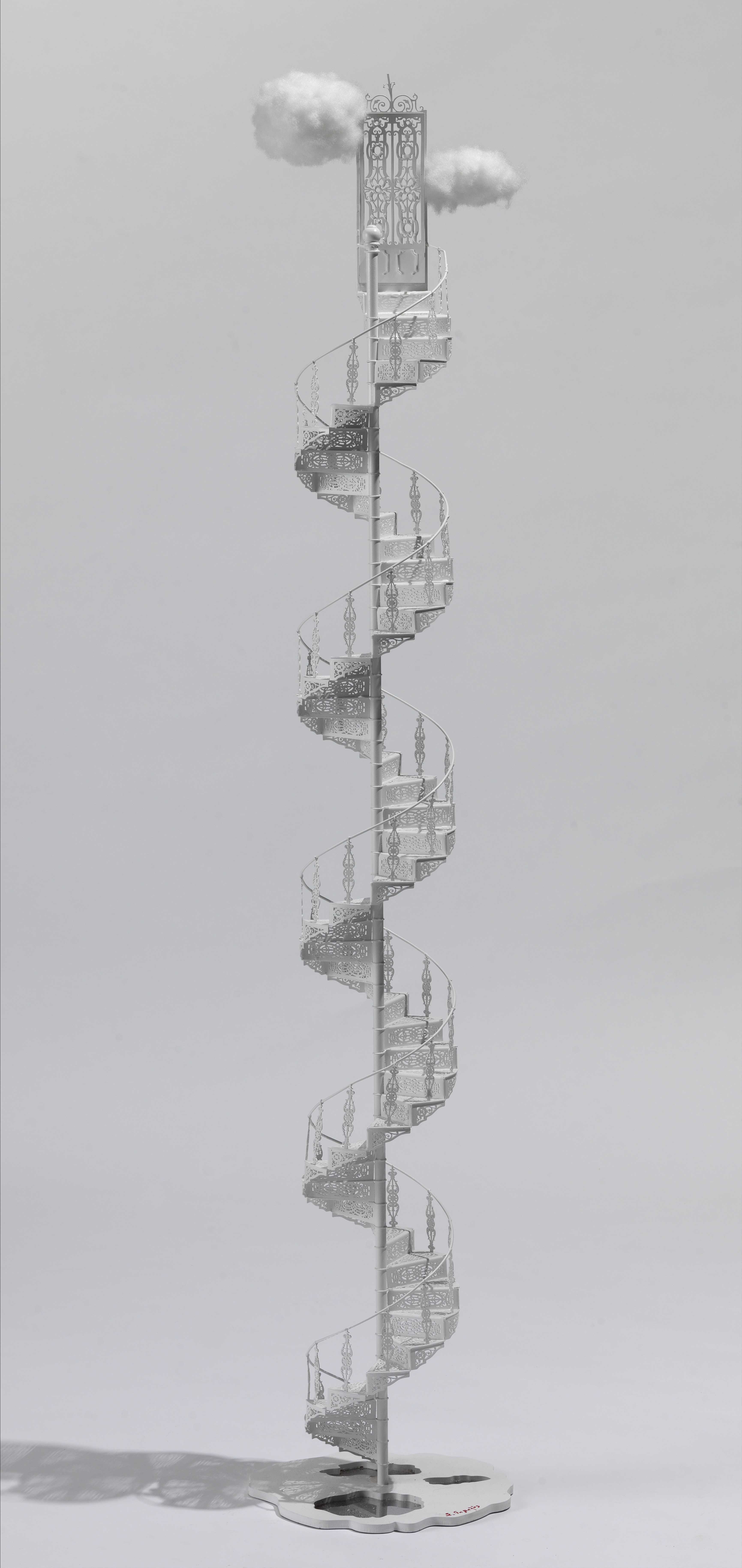 Stelios Gavalas Utopia sculptures. Elegant ladders and staircases - 11.